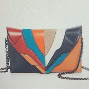 multicolored unique   crossbody bag